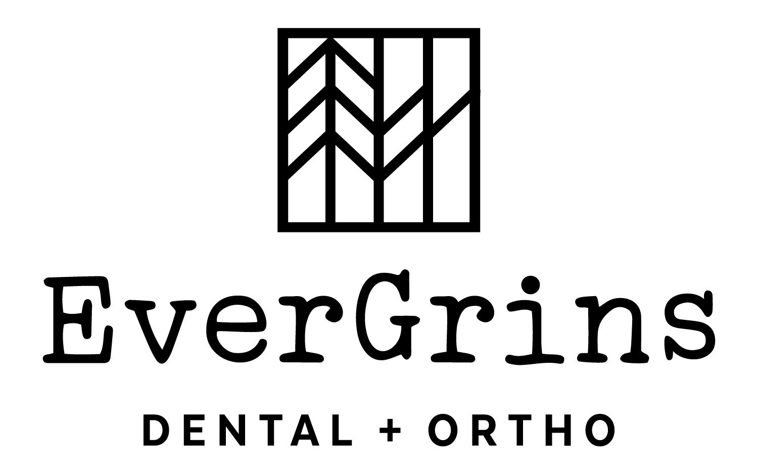 Evergrins Black Cmyk Clean Logo
