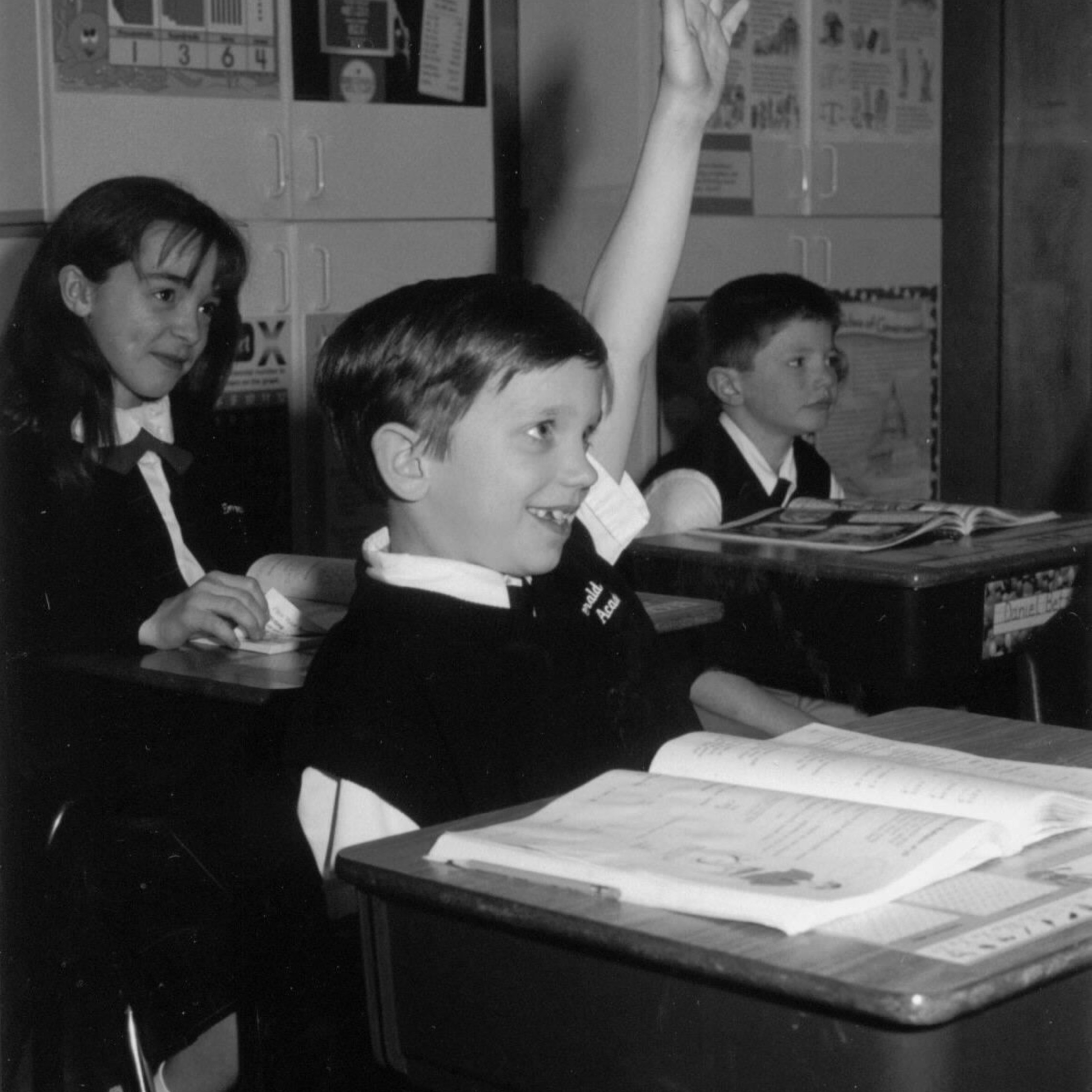 Danny raising hand